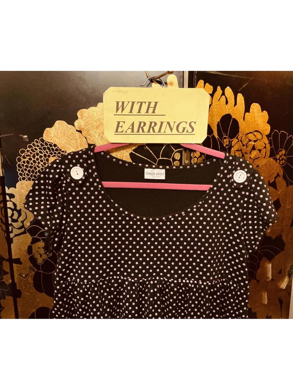 XL Happy Dot Top & Heel Earrings